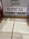Tropical coconut cream soap