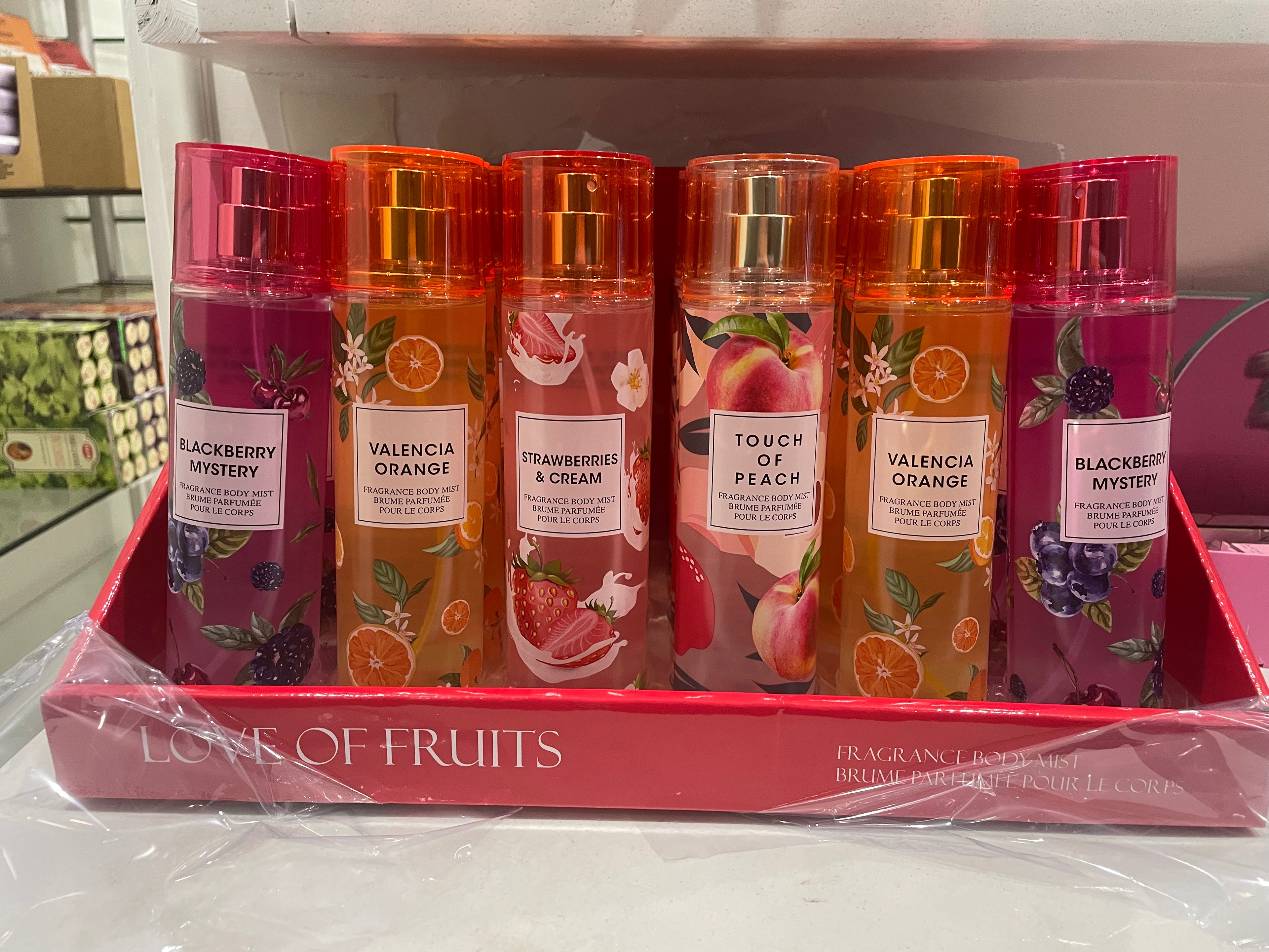 Love of Fruits body mists